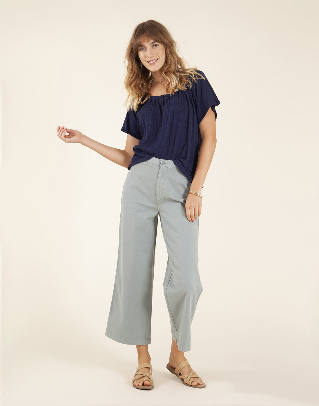 Sol Top: Navy - FINAL SALE