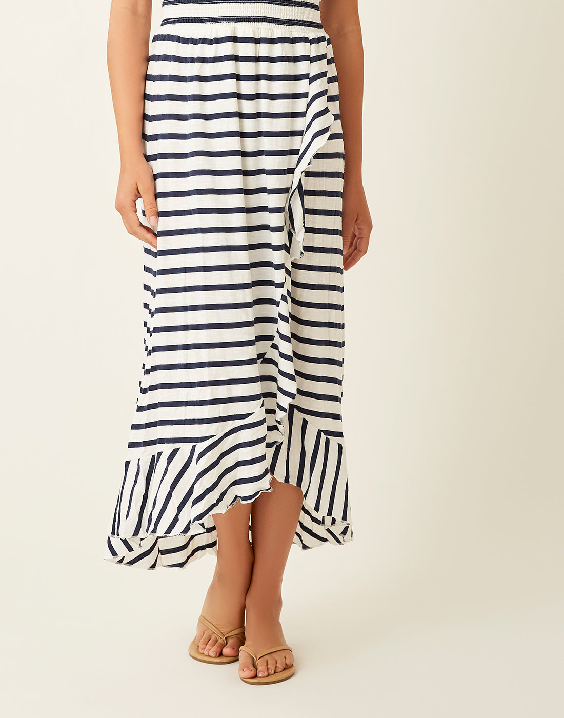 Nora Dress: Navy Mali Stripe - FINAL SALE
