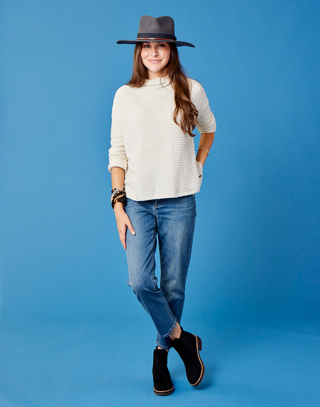 Livia Sweater: Birch - FINAL SALE