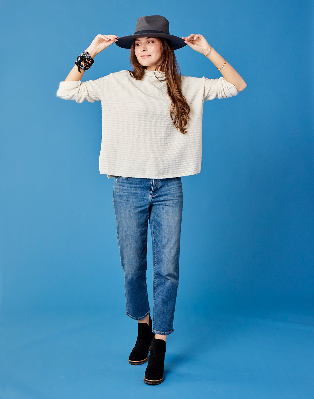 Livia Sweater: Birch - FINAL SALE