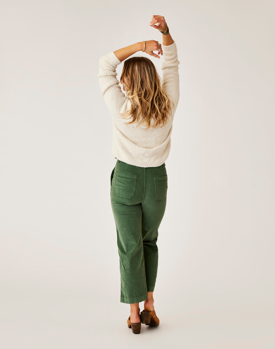 Rex Wide Leg: Cilantro
