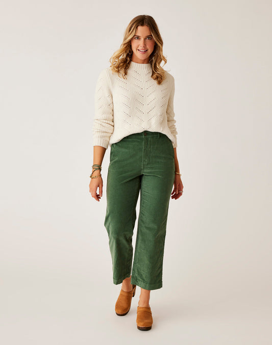 Rex Wide Leg: Cilantro