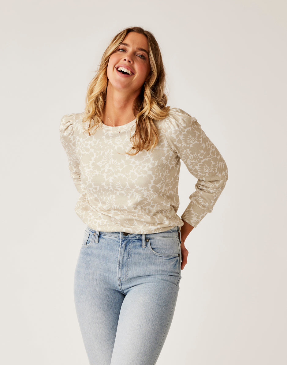 Naomi Sweatshirt: Birch Floral