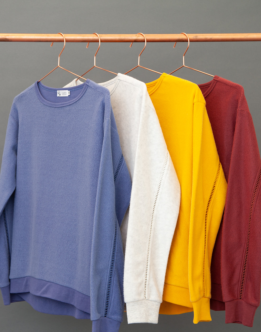 Ruby Crewneck : Cloud Heather - FINAL SALE