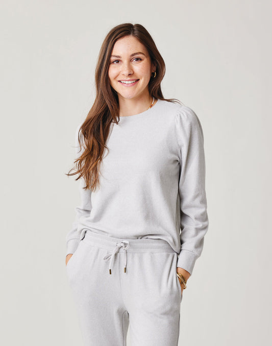 Naomi Sweatshirt: Light Grey Heather