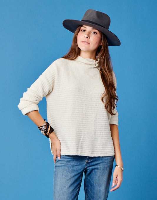 Livia Sweater: Birch - FINAL SALE