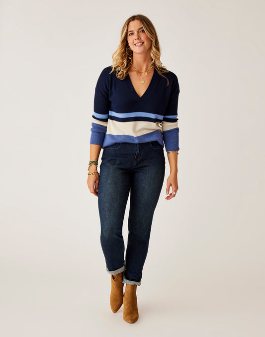 Carson Hi Rise Jean: Dark Rinse