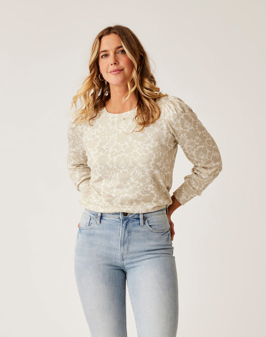 Naomi Sweatshirt: Birch Floral